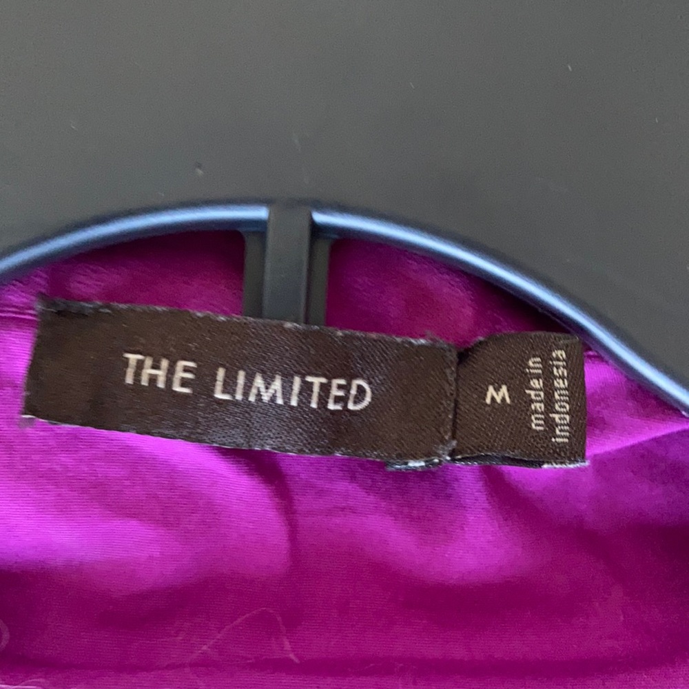 Bright magenta work blouse